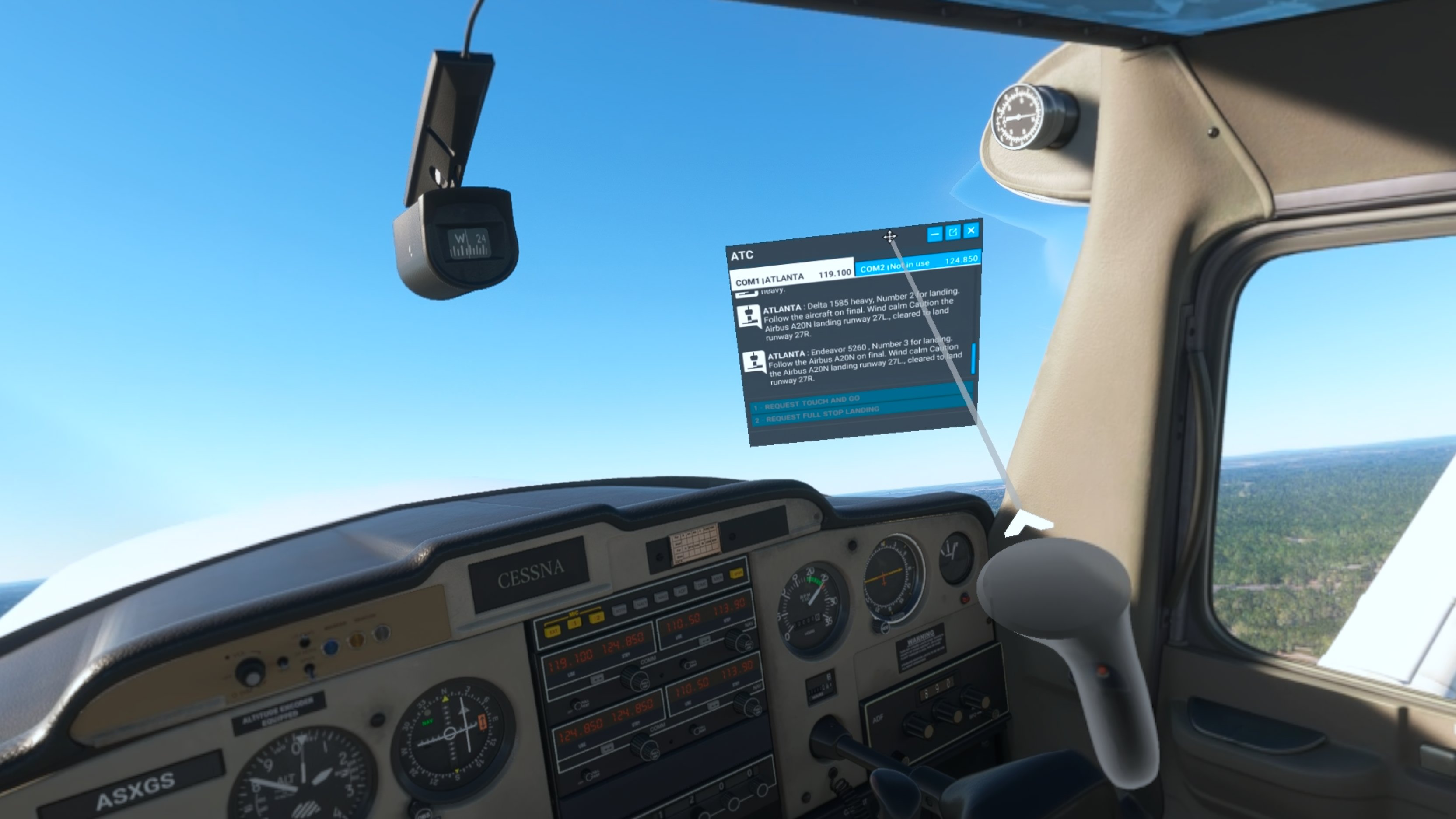 Microsoft Flight Simulator 2020 VR running on Linux via Proton after the wineopenxr fix